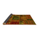 Sideview of Oriental Yellow Modern Rug, abs5672yw