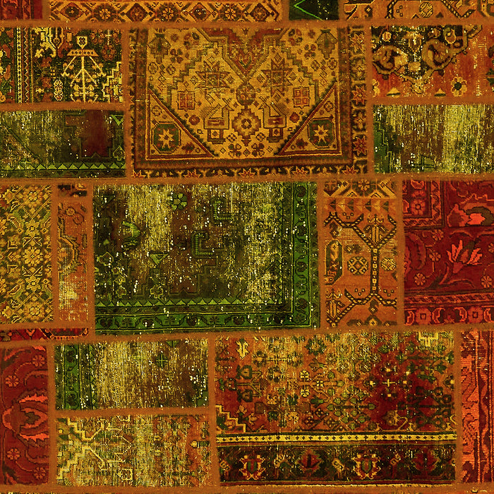 Oriental Yellow Modern Rug, abs5672yw