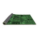 Sideview of Oriental Emerald Green Modern Rug, abs5672emgrn