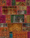 Abstract Saffron Red Oriental Rug, abs5672