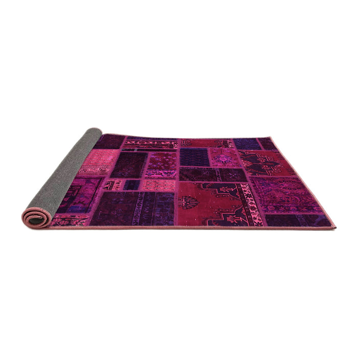Sideview of Oriental Pink Modern Rug, abs5673pnk