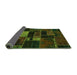 Sideview of Oriental Green Modern Rug, abs5673grn