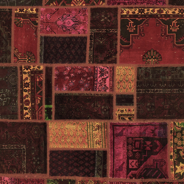 Machine Washable Oriental Brown Modern Rug, wshabs5673brn