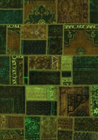 Oriental Green Modern Rug, abs5673grn