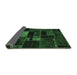 Sideview of Oriental Emerald Green Modern Rug, abs5673emgrn