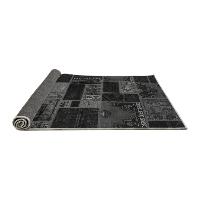 Sideview of Oriental Gray Modern Rug, abs5673gry