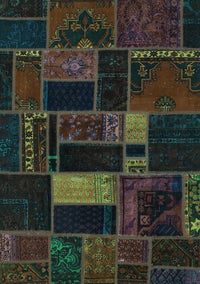 Oriental Turquoise Modern Rug, abs5673turq