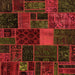 Square Oriental Orange Modern Rug, abs5674org