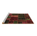 Sideview of Machine Washable Oriental Brown Modern Rug, wshabs5674brn