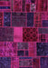 Machine Washable Oriental Pink Modern Rug, wshabs5674pnk