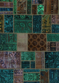 Oriental Turquoise Modern Rug, abs5674turq