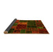 Sideview of Oriental Yellow Modern Rug, abs5674yw