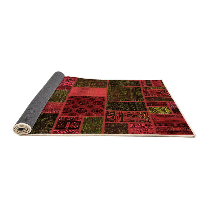 Sideview of Oriental Orange Modern Rug, abs5674org