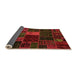 Sideview of Oriental Orange Modern Rug, abs5674org