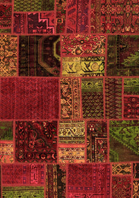 Oriental Orange Modern Rug, abs5675org