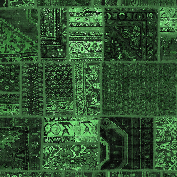Oriental Emerald Green Modern Rug, abs5675emgrn