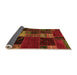 Sideview of Oriental Orange Modern Rug, abs5675org