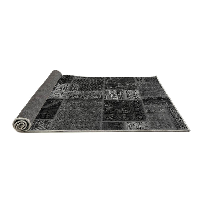 Sideview of Oriental Gray Modern Rug, abs5675gry