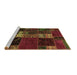 Sideview of Machine Washable Oriental Brown Modern Rug, wshabs5675brn