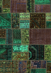 Oriental Turquoise Modern Rug, abs5675turq