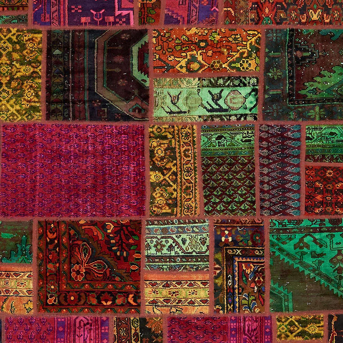 Abstract Reddish Brown Oriental Rug, abs5675