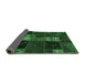 Sideview of Oriental Emerald Green Modern Rug, abs5675emgrn