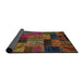 Sideview of Abstract Red Oriental Rug, abs5676