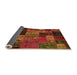 Sideview of Oriental Orange Modern Rug, abs5676org