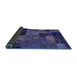 Sideview of Oriental Blue Modern Rug, abs5676blu