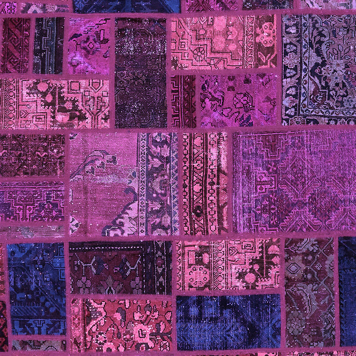 Machine Washable Oriental Purple Modern Area Rugs, wshabs5676pur