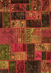 Oriental Orange Modern Rug, abs5676org