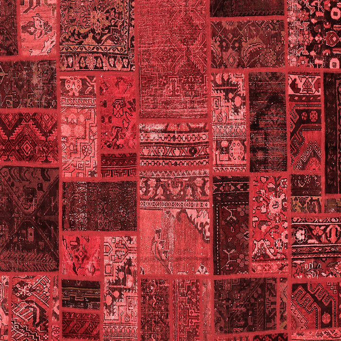 Machine Washable Oriental Red Modern Rug, wshabs5676red
