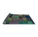 Sideview of Oriental Light Blue Modern Rug, abs5676lblu