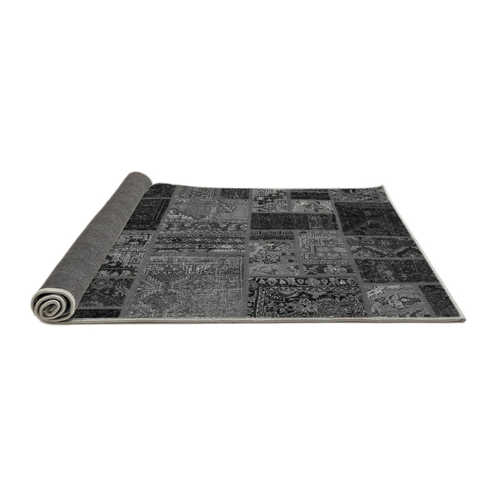 Sideview of Oriental Gray Modern Rug, abs5676gry