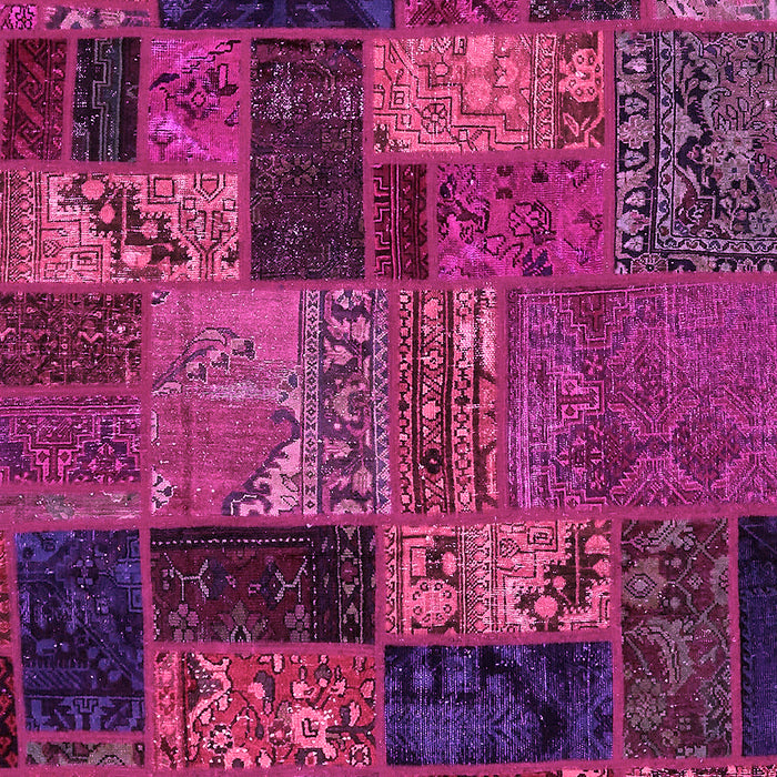 Machine Washable Oriental Pink Modern Rug, wshabs5676pnk