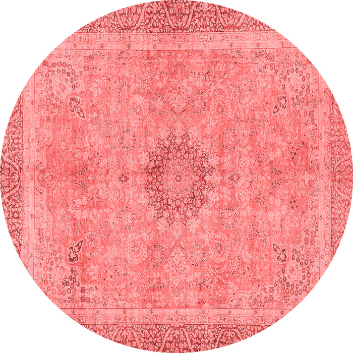Machine Washable Oriental Red Modern Rug, wshabs5677red