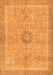 Machine Washable Oriental Orange Modern Area Rugs, wshabs5677org