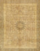 Abstract Cinnamon Brown Oriental Rug, abs5677