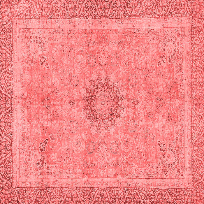 Machine Washable Oriental Red Modern Rug, wshabs5677red