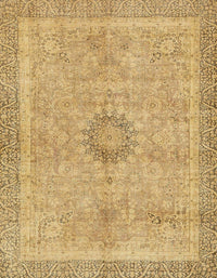 Machine Washable Abstract Cinnamon Brown Rug, wshabs5677