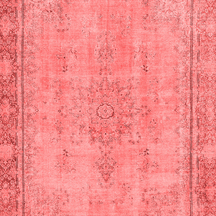 Machine Washable Oriental Red Modern Rug, wshabs5678red