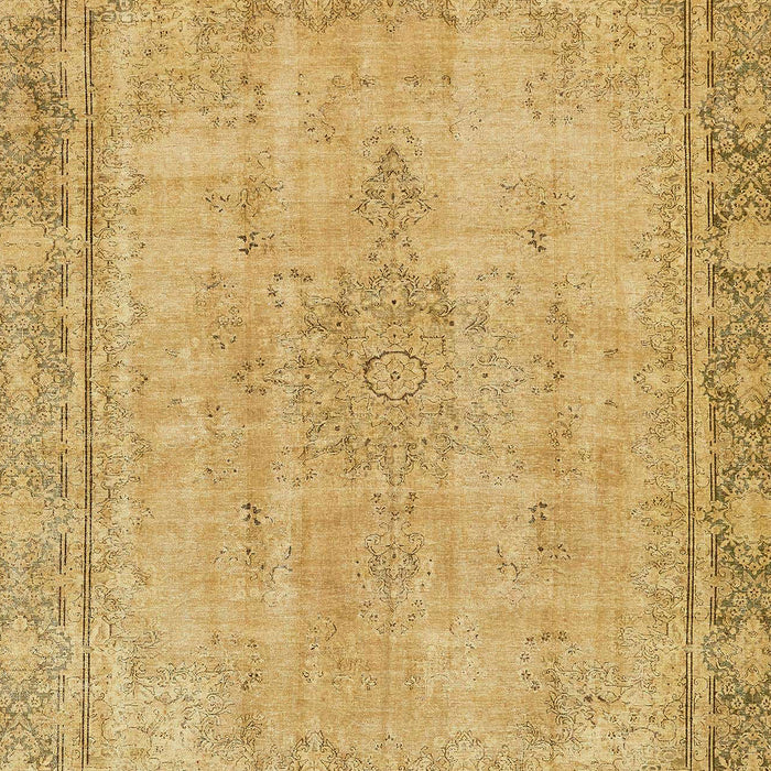 Machine Washable Abstract Cinnamon Brown Rug, wshabs5678