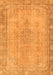 Machine Washable Oriental Orange Modern Area Rugs, wshabs5678org