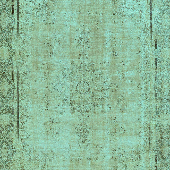 Machine Washable Oriental Light Blue Modern Rug, wshabs5678lblu