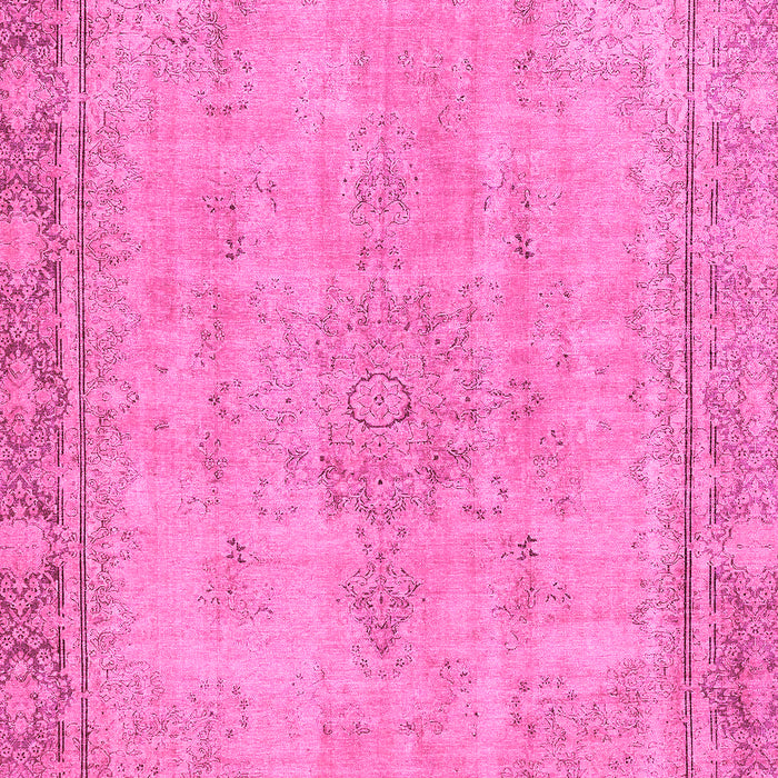 Machine Washable Oriental Pink Modern Rug, wshabs5678pnk