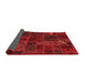 Patchwork Red Transitional Area Rugs