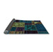 Sideview of Patchwork Light Blue Transitional Rug, abs568lblu