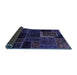 Sideview of Patchwork Blue Transitional Rug, abs569blu