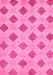 Machine Washable Abstract Pink Modern Rug, wshabs56pnk