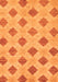 Machine Washable Abstract Orange Modern Area Rugs, wshabs56org